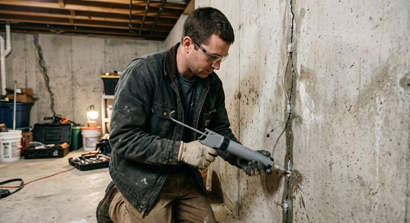 Basement Crack Repair in Danville, CA