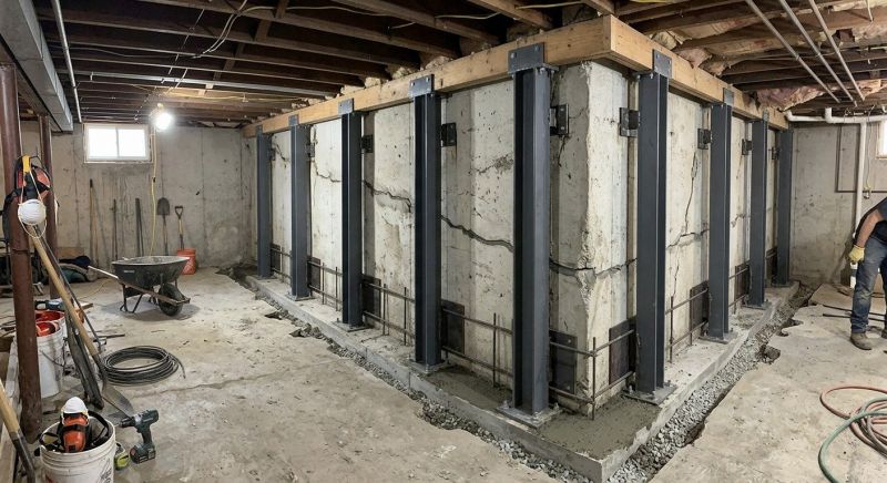 Basement Underpinning in Danville, CA