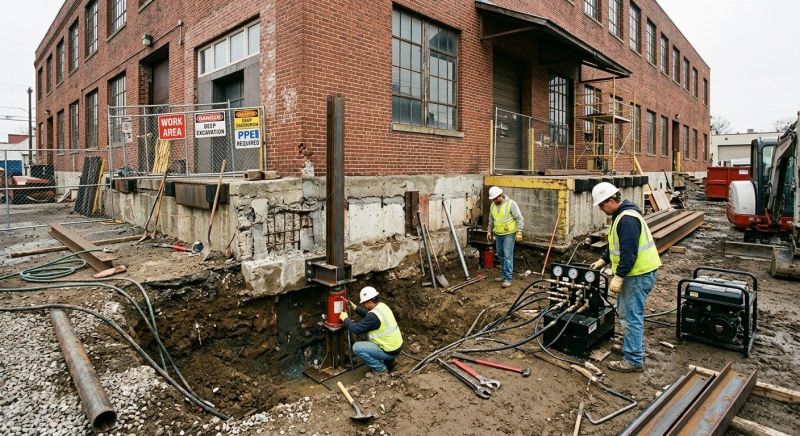 Building Foundation Repair in Concord, CA