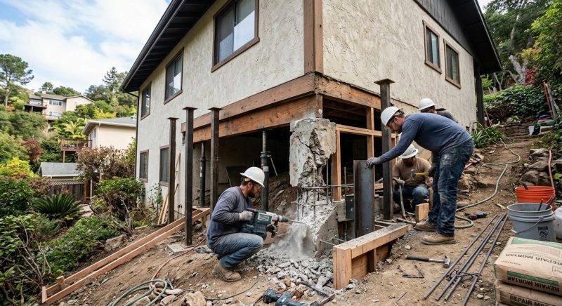 Concrete Foundation Repair in Dublin, CA