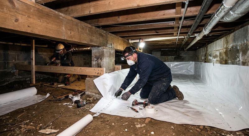 Crawl Space Leveling in Danville, CA