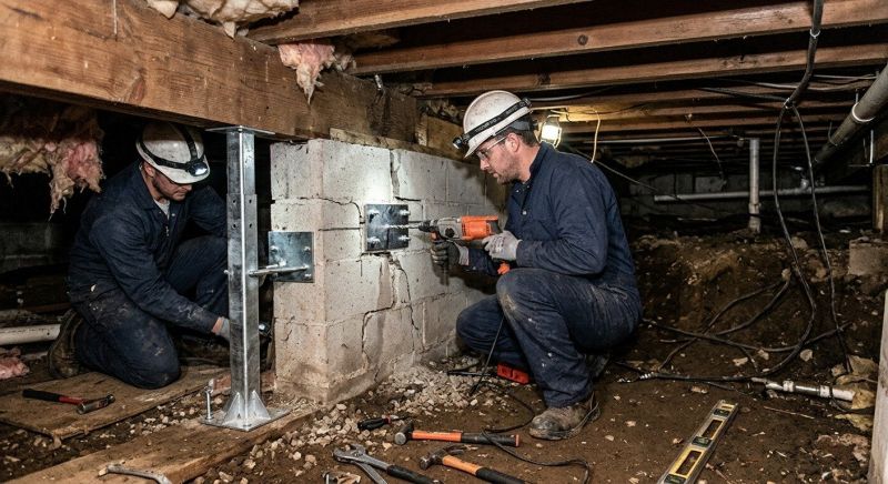 Crawl Space Leveling in Danville, CA