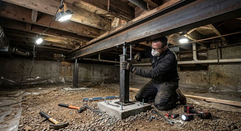 Crawlspace Structural Repair in Danville, CA