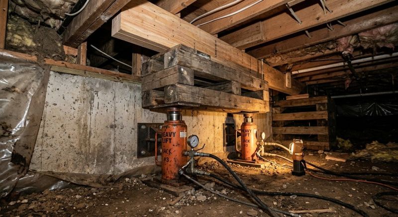 Foundation Jacking in Moraga, CA