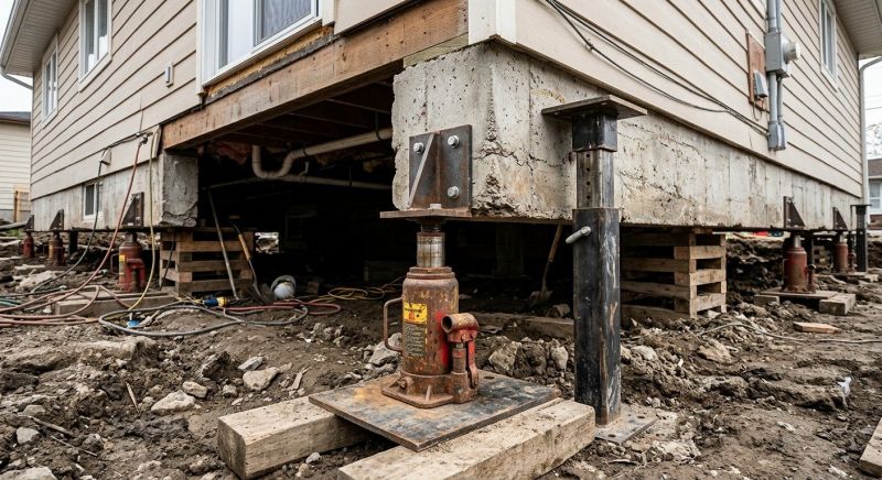Foundation Lifting in Martinez, CA