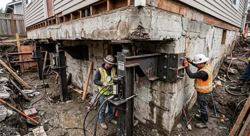 Foundation Lifting in Orinda, CA