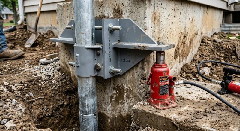 Foundation Pier Leveling in Danville, CA