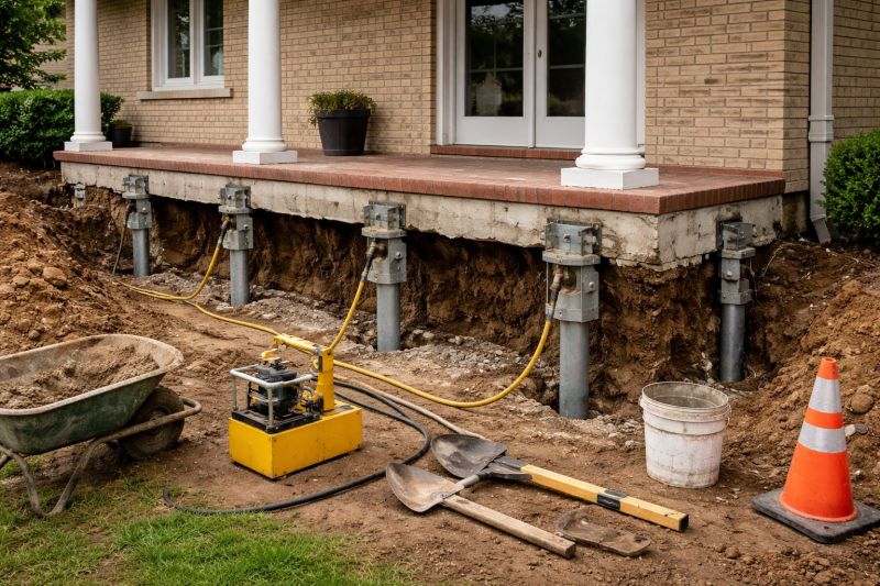 Foundation Stabilizing in Brentwood, CA