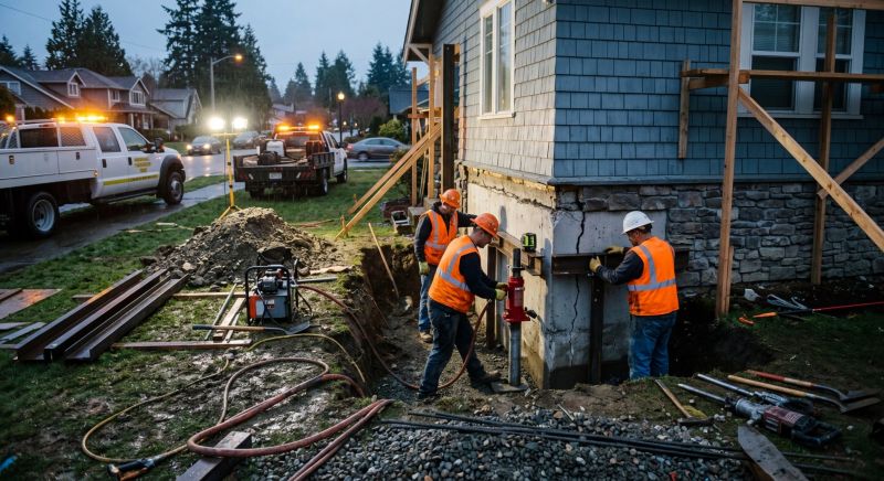 Foundation Stabilizing in Emeryville, CA