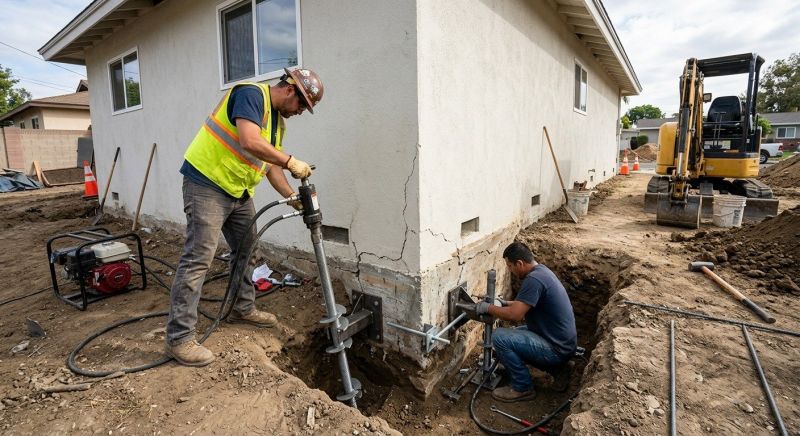 Foundation Stabilizing in Lafayette, CA