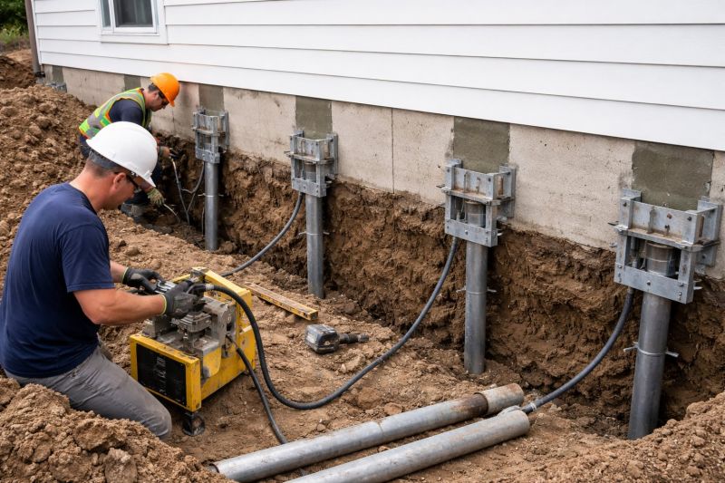 Helical Piers Installation in Danville, CA