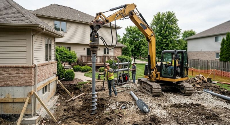 Helical Pile Installation in Danville, CA