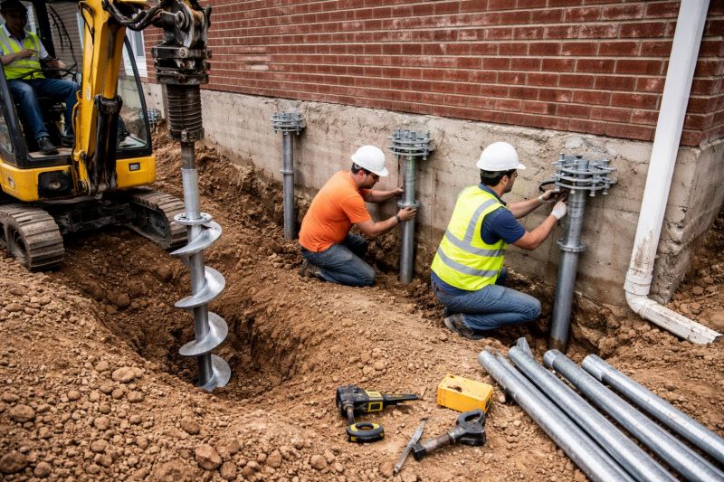 Helical Pile Installation in Danville, CA