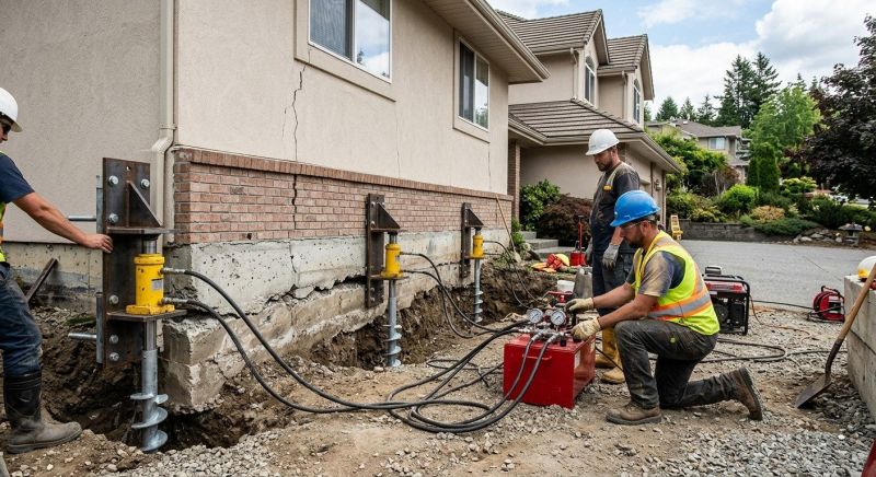 Sinking Foundation Lifting in Danville, CA