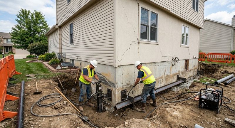 Sinking Foundation Repair in Alameda, CA