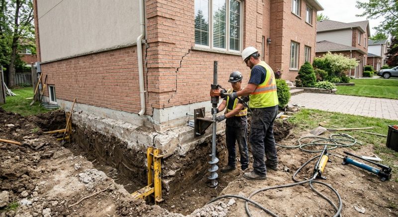 Sinking Foundation Repair in Emeryville, CA