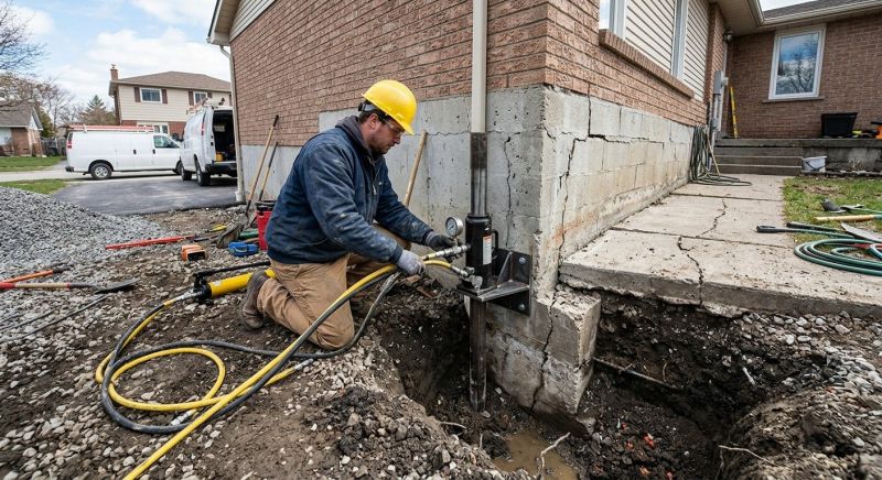 Sinking Foundation Repair in Martinez, CA
